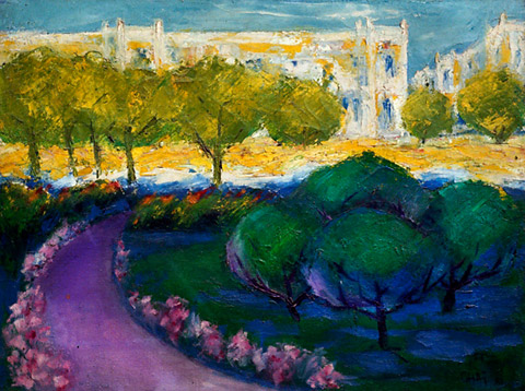 Connaught Place on a Very Hot Summer Day