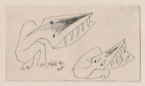 Jaws, a Drawing by Suraj Ghai