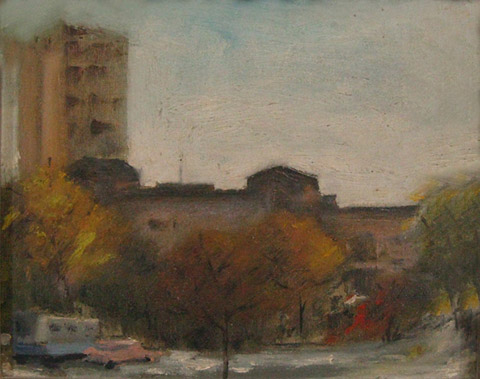 Landscape painting by Suraj Ghai