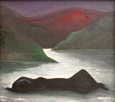 Nude in the Stream 2, a painting