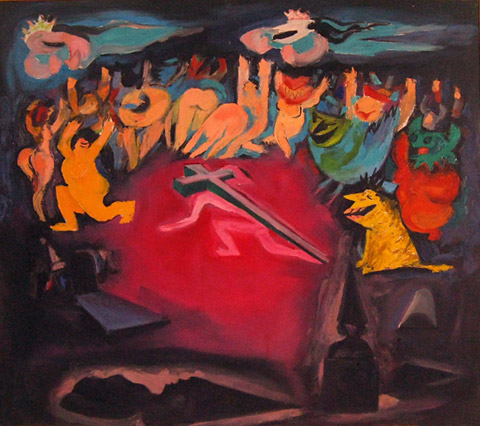 Orgy at His Recurring Crucification