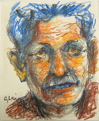 A portrait of P. K. Razdan by Suraj Ghai